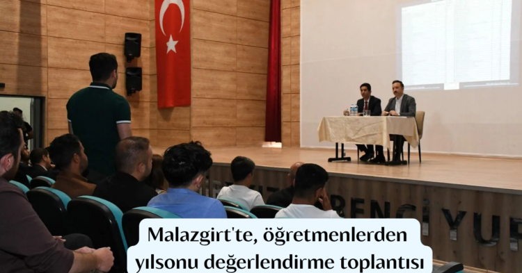 mus malazgirtte ogretmenlerden yilsonu degerlendirme toplantisi habermeydan