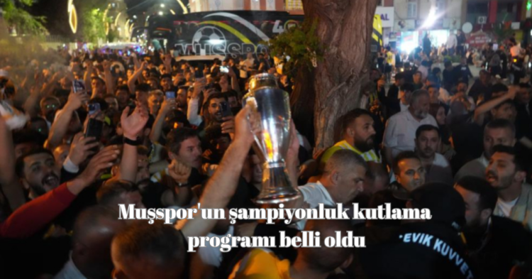 mussporun sampiyonluk kutlama programi belli oldu habermeydan