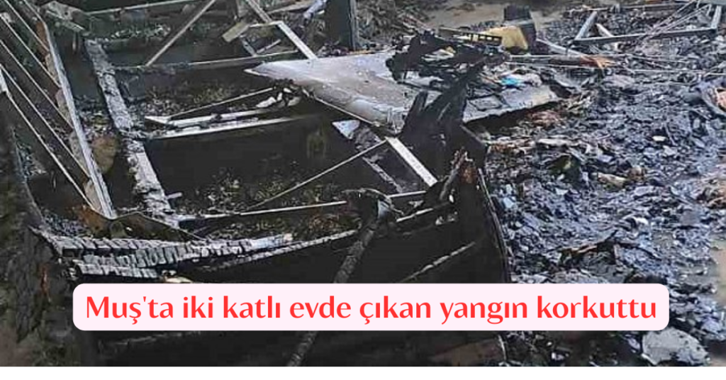 musta iki katli evde cikan yangin korkuttu habermeydan