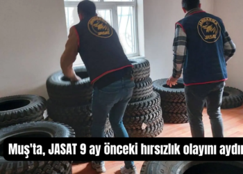 Muş’ta, JASAT ekipleri 9 ay önceki hırsızlık olayını aydınlattı!