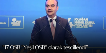 Bakan Kacır açıkladı: 17 OSB Yeşil OSB olarak tescillendi