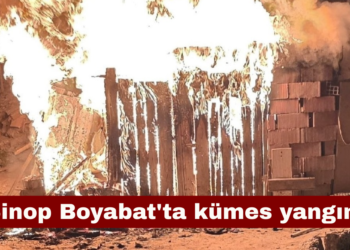 Sinop Boyabat’ta kümes yangını!