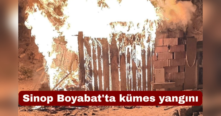 sinop boyabatta kumes yangini habermeydan