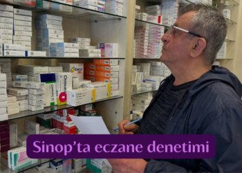 Sinop İl Sağlık Müdürlüğü’nden eczane denetimi!