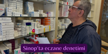 Sinop İl Sağlık Müdürlüğü’nden eczane denetimi!