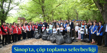 Sinop’ta, orman yangınlarına karşı çöp toplama seferberliği!