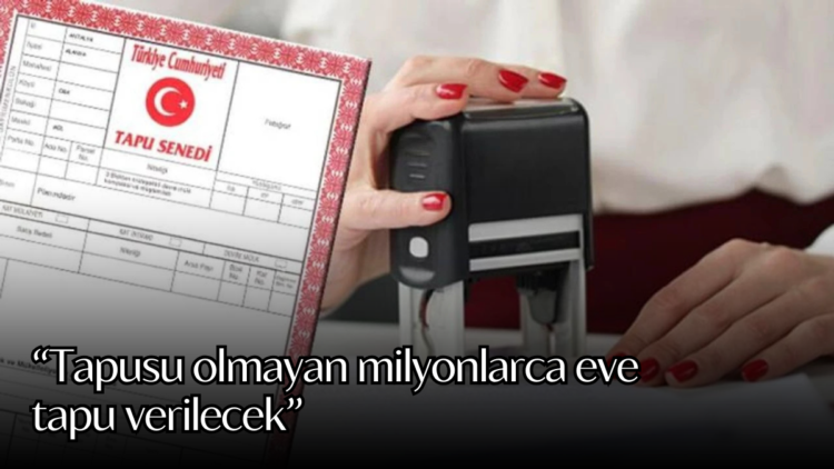 Tapu ve Kadastro Genel Müdürlüğü’nün 178. kuruluş yıl dönümü etkinliğinde konuşan Çevre, Şehircilik ve İklim Değişikliği Bakanı Murat Kurum, önemli bir müjde verdi.