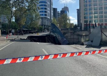 Sarıyer’de yolda çökme meydana gelmişti! İşte son gelişmeler…