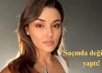 Hande Erçel, saçında değişiklik yaptı!