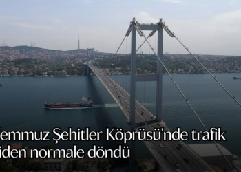 15 Temmuz Şehitler Köprüsü’nde trafik yeniden normale döndü