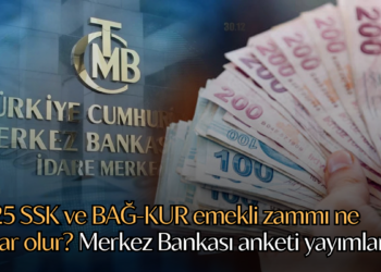 2025 SSK ve BAĞ-KUR emekli zammı ne kadar olur? Merkez Bankası anketi yayımlandı