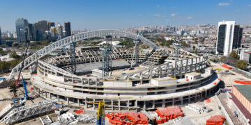 Başkent Ankara’nın yeni stadyumu hızla yükseliyor