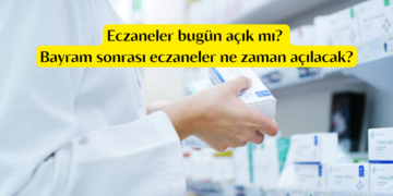 Eczaneler bugün açık mı? Bayram sonrası eczaneler ne zaman açılacak?