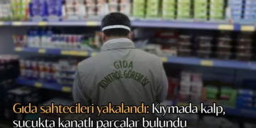 Gıda sahtecileri yakalandı: Kıymada kalp, sucukta kanatlı parçalar bulundu