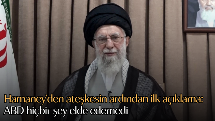 İran dini lideri Hamaney, ABD Başkanı Trump'ın arabuluculuğunda İran ile İsrail arasında sağlanan ateşkesin ardından ilk kez kameralar karşısına çıktı.