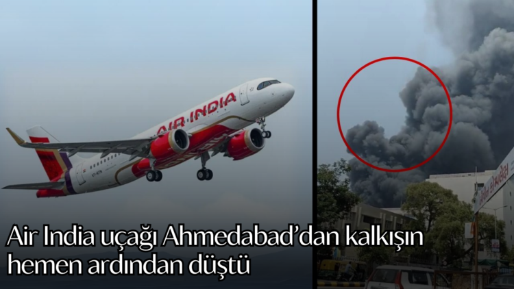 Hindistan’ın batısındaki Ahmedabad kentinden Londra Gatwick Havalimanı’na gitmek üzere havalanan Air India’ya ait AI171 sefer sayılı Boeing 787-8 Dreamliner modeli yolcu uçağı, kalkıştan kısa süre sonra kaza yaptı.