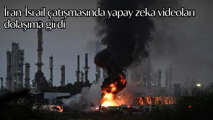 İsrail ve İran arasındaki gerilim artarken, sosyal medyada yapay zeka ile oluşturulmuş sahte videolar ve eski görüntüler kullanılarak geniş çaplı bir dezenformasyon kampanyası yayıldı.