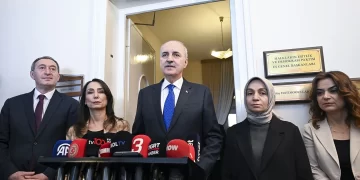 TBMM Başkanı Kurtulmuş, DEM Parti TBMM Grubu ile bir araya geldi