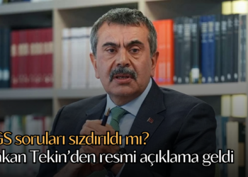 LGS soruları sızdırıldı mı? Bakan Tekin’den resmi açıklama geldi