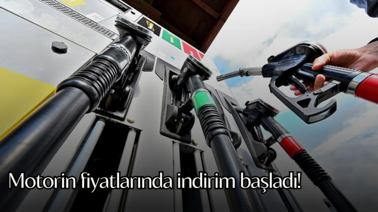 Motorin fiyatlarında 1,66 TL’lik indirim yürürlüğe girdi.