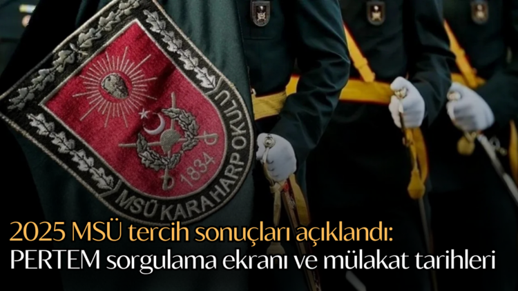 Milli Savunma Üniversitesi (MSÜ) 2025 yılı tercih sonuçları açıklandı. 23 Şubat’ta yapılan sınava katılan binlerce aday, tercih işlemlerini 18 Nisan’a kadar tamamlamıştı.