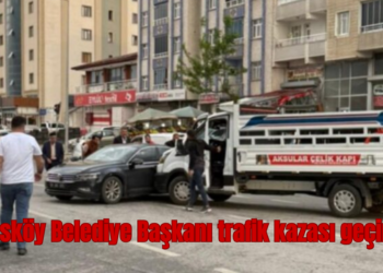 Muş’un Hasköy Belediye Başkanı trafik kazası geçirdi!