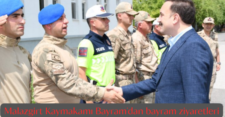 mus malazgirt kaymakami bayramdan bayram ziyeretleri habermeydan