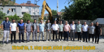 Sinop Türkeli’de, 2. etap sıcak asfalt çalışmaları başladı!
