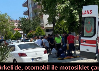 Sinop Türkeli’de, otomobil ile motosiklet çarpıştı: 1 yaralı!