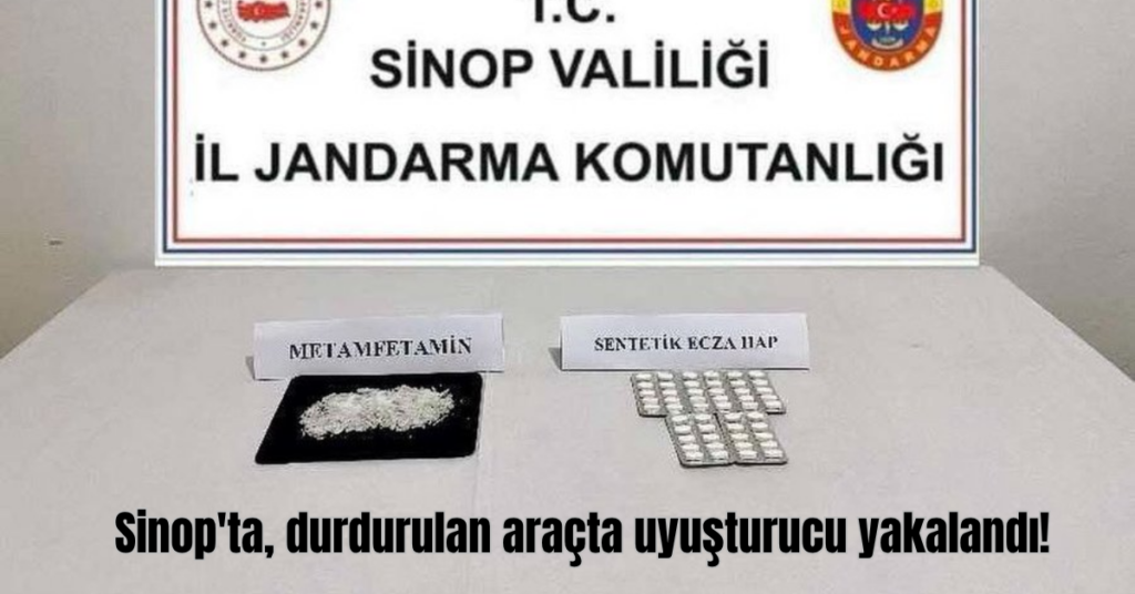 sinopta durdurulan aracta uyusturucu yakalandi habermeydan