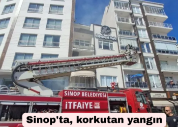 Sinop’ta, korkutan yangın!