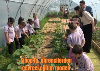 Sinop'ta, öğrencilerden çevreci eğitim modeli! Sinop’ta, öğrencilerden çevreci eğitim modeli!