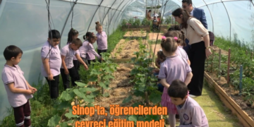 Sinop’ta, öğrencilerden çevreci eğitim modeli!