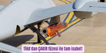 Sinop’ta, TİHA’dan ÇAKIR füzesi ile hedefe tam isabet!
