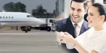Sosyetenin düğününü damgasını vurdu! Çorum’da özel jetler havaalanına sığmadı