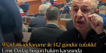 9 sayfalık iddianame ile 142 gündür tutuklu! Ümit Özdağ bugün hakim karşısında