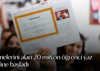 Karnelerini alan 20 milyon öğrenci yaz tatiline başladı