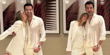 Kenan İmirzalıoğlu ve Sinem Kobal kızları ile tatilde!