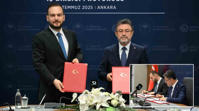 Tarim ve Orman Bakanligi ile Sifir Atik Vakfi arasinda is birligi protokolu imzalandi habermeydan