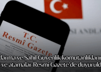 Jandarma ve Sahil Güvenlik komutanlıklarında terfi ve atamalar Resmî Gazete’de duyuruldu Jandarma ve Sahil Güvenlik komutanlıklarında terfi ve atamalar Resmî Gazete’de duyuruldu