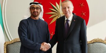 Cumhurbaşkanı Erdoğan, Al Nahyan ile görüştü