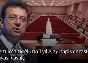Ekrem İmamoğlu’na 1 yıl 8 ay hapis cezası ve siyasi yasak