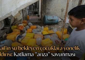 İsrail’in su bekleyen çocuklara yönelik saldırısı: Katliama “arıza” savunması