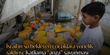 İsrail’in su bekleyen çocuklara yönelik saldırısı: Katliama “arıza” savunması