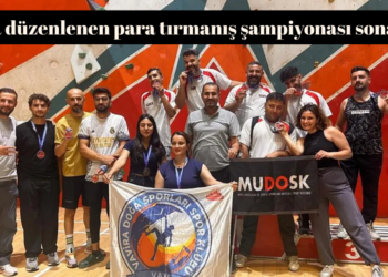 Muş’ta düzenlenen Türkiye’nin ilk para tırmanış şampiyonası sona erdi!