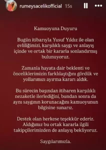 rumeysa celik yusuf yildiz ayrildi2 habermeydan