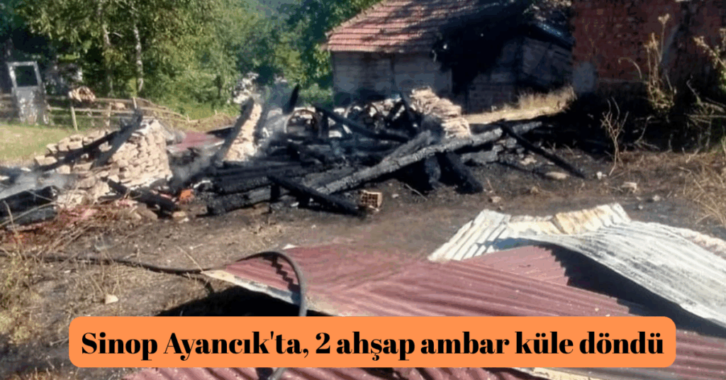 sinop ayancikta 2 ahsap ambar kule dondu habermeydan