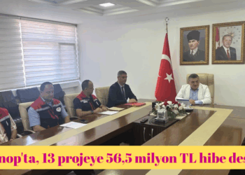 Sinop’ta, 13 projeye 56,5 milyon TL hibe desteği!