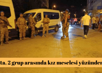 Sinop’ta, 2 grup arasında kız meselesi yüzünden kavga!