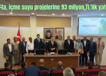 Sinop’ta, içme suyu projelerine 2025’te 93 milyon TL’lik yatırım!